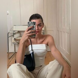 With Jéan Carla Corset Top in White